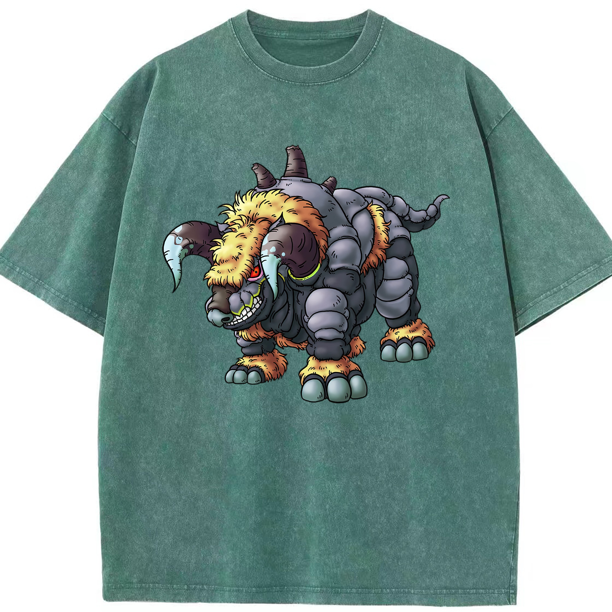 （画像用） ドラゴンクエスト Doragon Kuesuto Dragon Quest 綿100% ヴィンテージ風 半袖Tシャツ（フロントプリント）